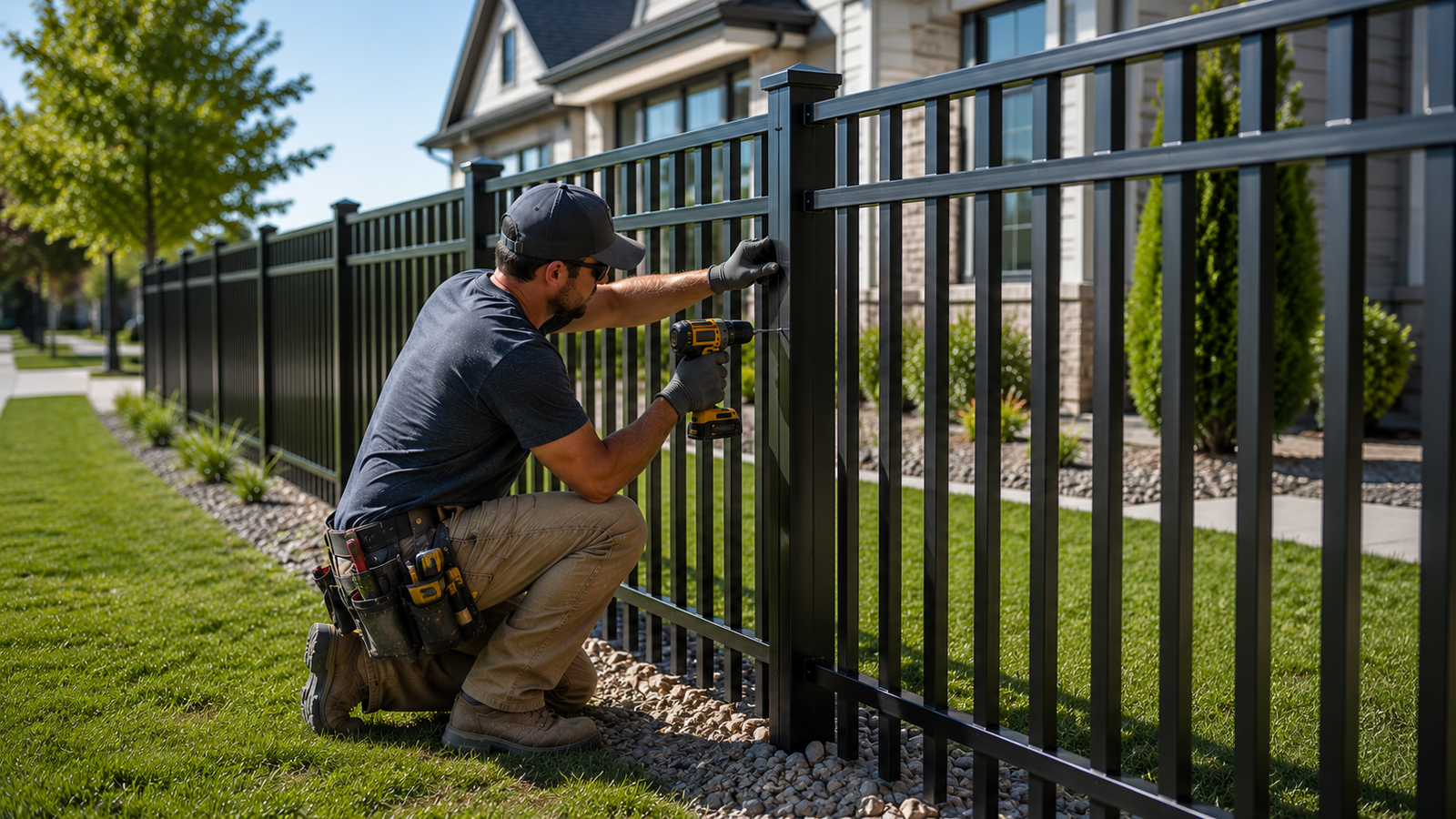Aluminum Fence Installation Panama City, FL